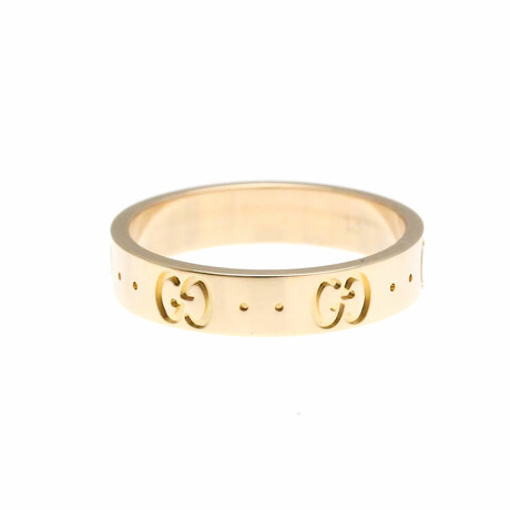 Gucci // 18k Rose Gold Icon Ring // Ring Size: 6.5 // Store Display