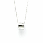 Gucci // 18k White Gold Icon Pendant Necklace // 14.96"-15.74" // Store Display