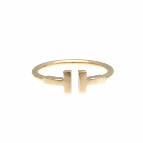 Tiffany & Co. // 18k Rose Gold T Wire Ring // Ring Size: 6 // Store Display