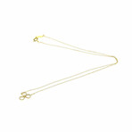 Tiffany & Co. // 18k Yellow Gold Open Paper Diamond Pendant Necklace // 15.94" // Store Display