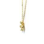 Van Cleef & Arpels // 18k Yellow Gold Frivole Diamond Necklace // 14.96"-15.74" // Store Display