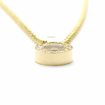 Chopard // 18k Yellow Gold Happy Diamond Pendant Necklace // 16.33" // Store Display