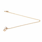 Louis Vuitton // 18k Rose Gold Pandantif Locket Pendant Necklace // 19.68" // Store Display