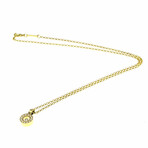 Chopard // 18k Yellow Gold Happy Diamond Pendant Necklace // 16.33" // Store Display