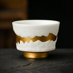 Ice Jade Relief 24k Gold-Lined Cup