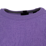 Colin Jacquard Merino Paisley Sweater // Lavender (EU S/US XS)