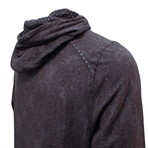 Horace Paisley Swirl Hoodie // Black (EU S/US XS)