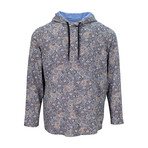 Horatio Trippy Paisley Hoodie // Gray (EU S/US XS)