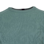 Colin Jacquard Merino Paisley Sweater // Mint (EU S/US XS)