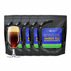 Traditional Amber Ale Beer Brewing Ingredient Kit // 5 Pack