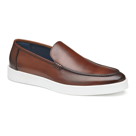 Bolivar Venetian Leather Loafers // Brown (8)