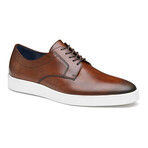 Bolivar Plain Toe Leather Sneaker // Brown (8)