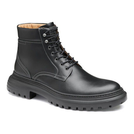 Kelton Plain Toe Leather Boot // Black (8)