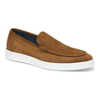 Bolivar Venetian Italian Suede Loafers // Snuff (8)