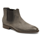 Cormac Italian Calfskin Suede Chelsea Boot // Gray (8)