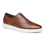 Brody Cap Toe Leather Oxfors // Brown (8)