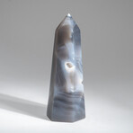 Genuine Polished Blue Agate Point from Madagascar // 2.5 lbs