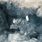 Genuine Blue Celestite Cluster Geode From Madagascar // 14 lbs