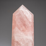 Genuine Rose Quartz Polished Point from Brazil // 1.9 lbs