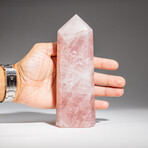 Genuine Rose Quartz Polished Point from Brazil // 1.9 lbs