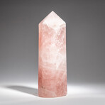 Genuine Rose Quartz Polished Point from Brazil // 1.9 lbs