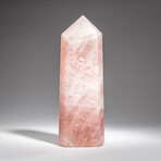 Genuine Rose Quartz Polished Point from Brazil // 1.9 lbs