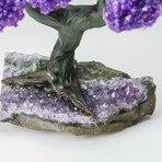 Custom Genuine Amethyst Clustered Gemstone Tree on Amethyst Matrix // The Protection Tree // v.8