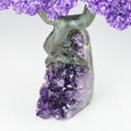 Custom Genuine Amethyst Clustered Gemstone Tree on Amethyst Matrix // The Protection Tree // v.6