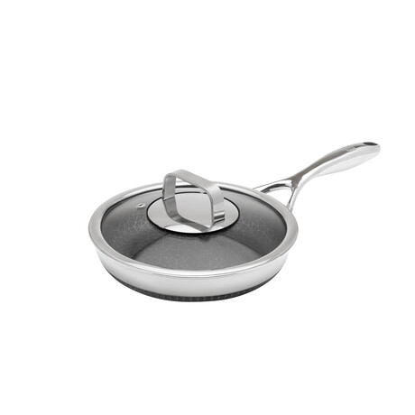 DiamondClad by Livwell // 8” Hybrid Nonstick Frying Pan + Lid (8" Pan w/ Lid)