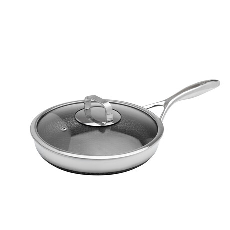 DiamondClad by Livwell // 10” Hybrid Nonstick Frying Pan + Lid (10" Pan w/ Lid)