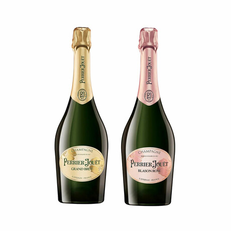 Perrier Jouet Brut Rose and Perrier Jouet Grand Brut // 2 Bottle Set