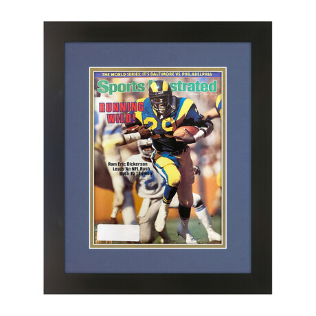 Eric Dickerson // Matted + Framed Sports Illustrated // October 17, 1983 Issue