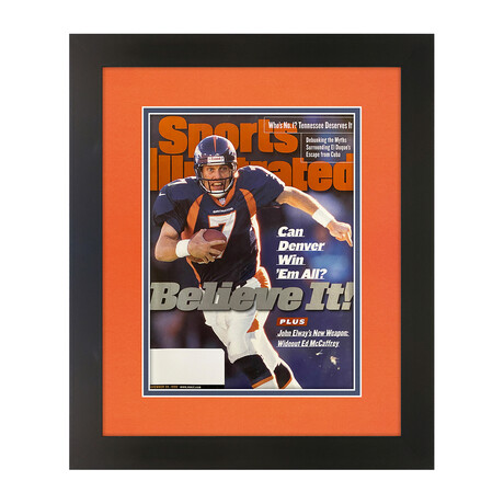 John Elway // Matted + Framed Sports Illustrated // November 30, 1998 Issue