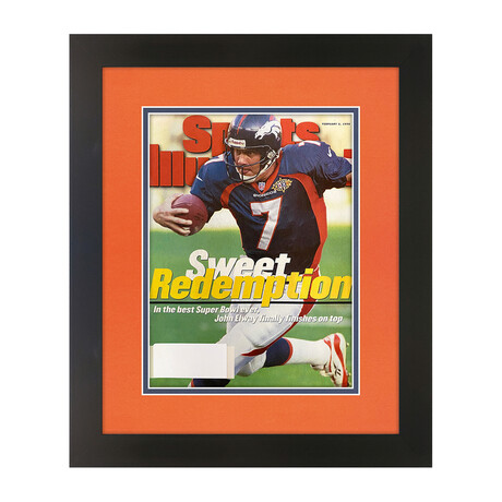 John Elway // Matted + Framed Sports Illustrated // February 2, 1998 Issue