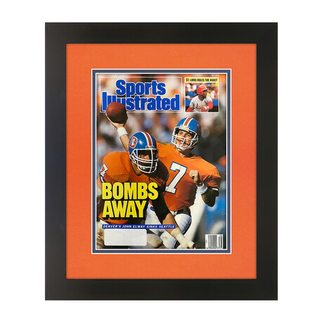 John Elway // Matted + Framed Sports Illustrated // September 21, 1987 Issue