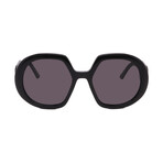 Dior // DIORBOBBY-R1U-10A0 Women´s Square Sunglasses // Black + Grey