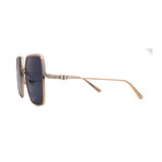 Dior // DIORBOBBY-S1U-B5B0 Women´s Square Sunglasses // Gold Havana + Grey