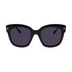 Tom Ford // FT0613/S 01D Women´s Square Sunglasses // Black + Grey Gradient