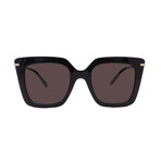 Salvatore Ferragamo // SF1041S 001 Women´s Square Sunglasses // Black Gold + Grey Gradient