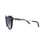 Tiffany // TF4189F 80019S Women´s Square Sunglasses // Black + Grey Gradient