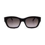 Salvatore Ferragamo // SF1012S 001 Women´s Square Sunglasses // Black + Grey Gradient