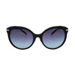 Tiffany // TF4189F 80019S Women´s Square Sunglasses // Black + Grey Gradient