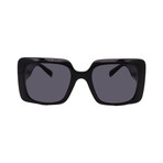 Versace // VE4405 GB1/87 Women´s Square Sunglasses // Black Gold + Dark Grey