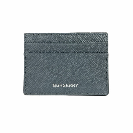 Sandon Business Small Grained Leather Card Case Wallet // Gray