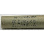 1964 P BU Dime roll