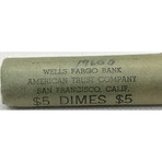 1960 D BU Dime roll