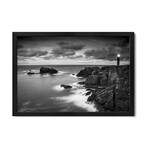 Butt Of Lewis Light House - Isle Of Lewis Premium Framed Posters (16"H x 24"W x 1"D)