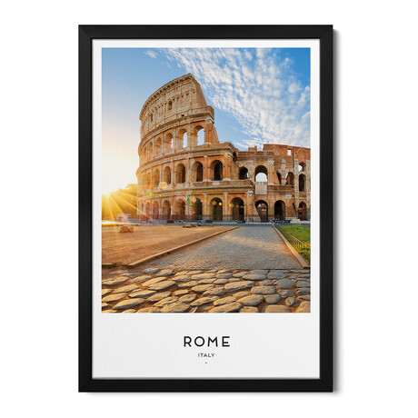 Rome Italy Premium Framed Posters (24"H x 16"W x 1"D)