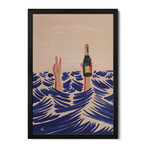 Liquor And Piece Premium Framed Posters (24"H x 16"W x 1"D)