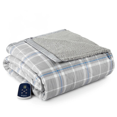 Micro Flannel® Reverse to Sherpa Electric Blanket (Twin // 84x62)